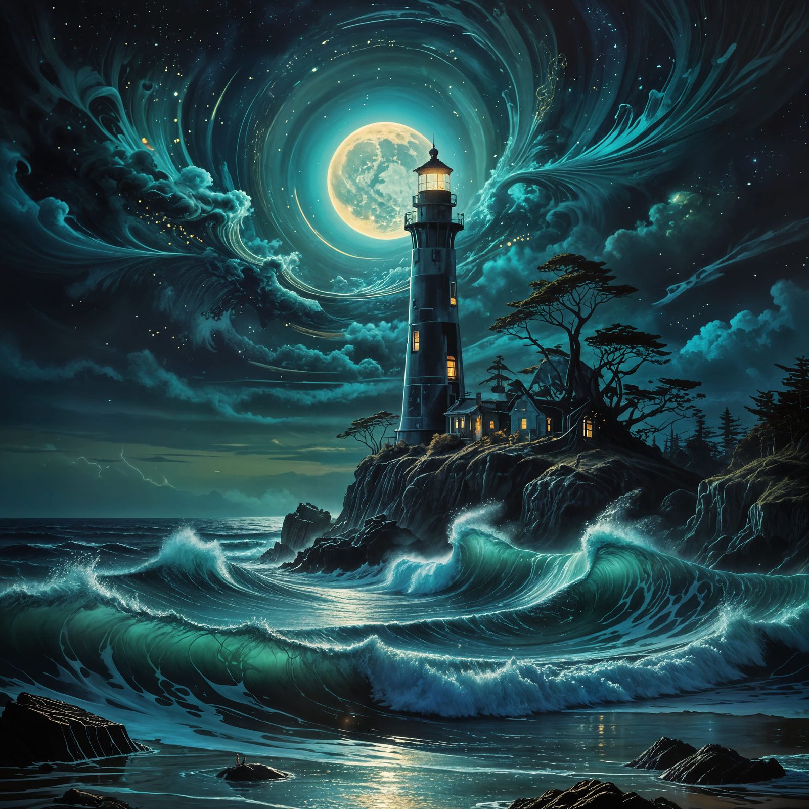 lighthouse  by @Charlotti