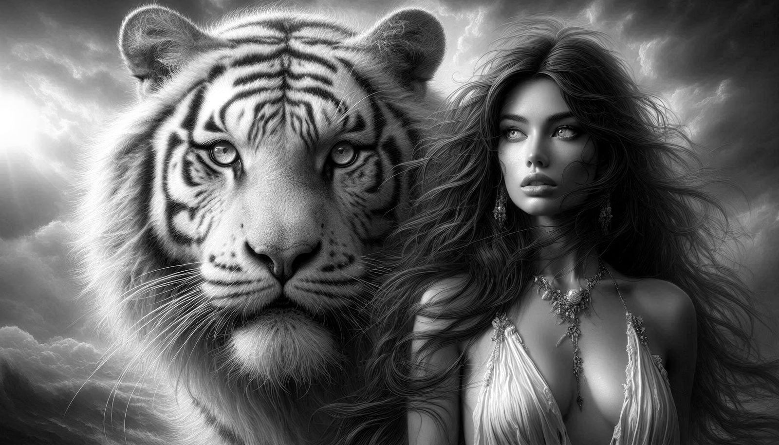 White tiger guardian