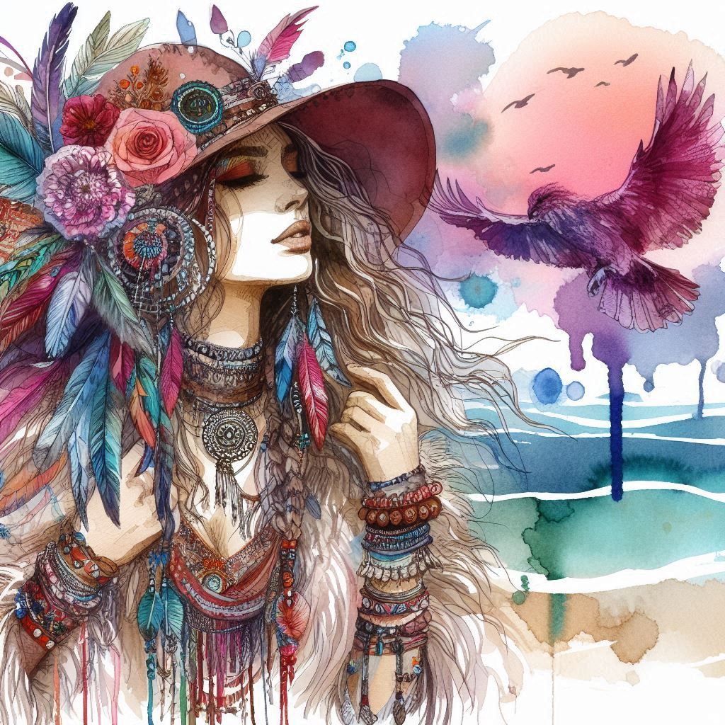 boho woman