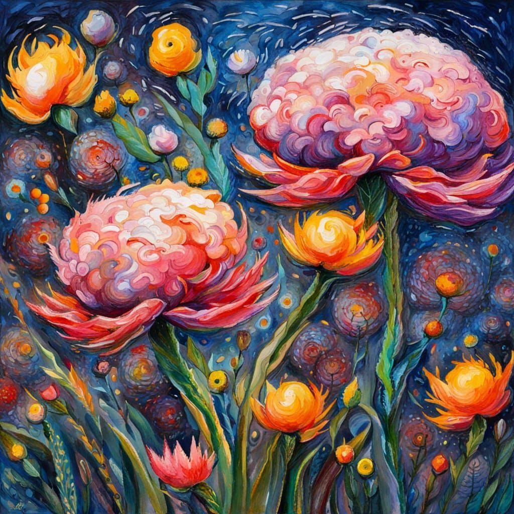 neoimpressionism expressionist style aquarel oilpainting, cancer with