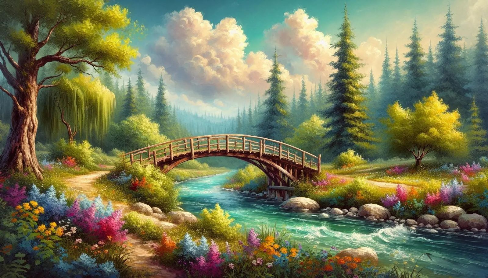 Happy little landscape