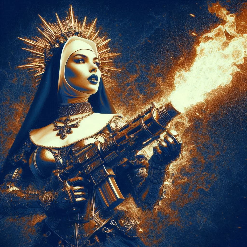 Holy Flame of Absolution  by @Puzonis