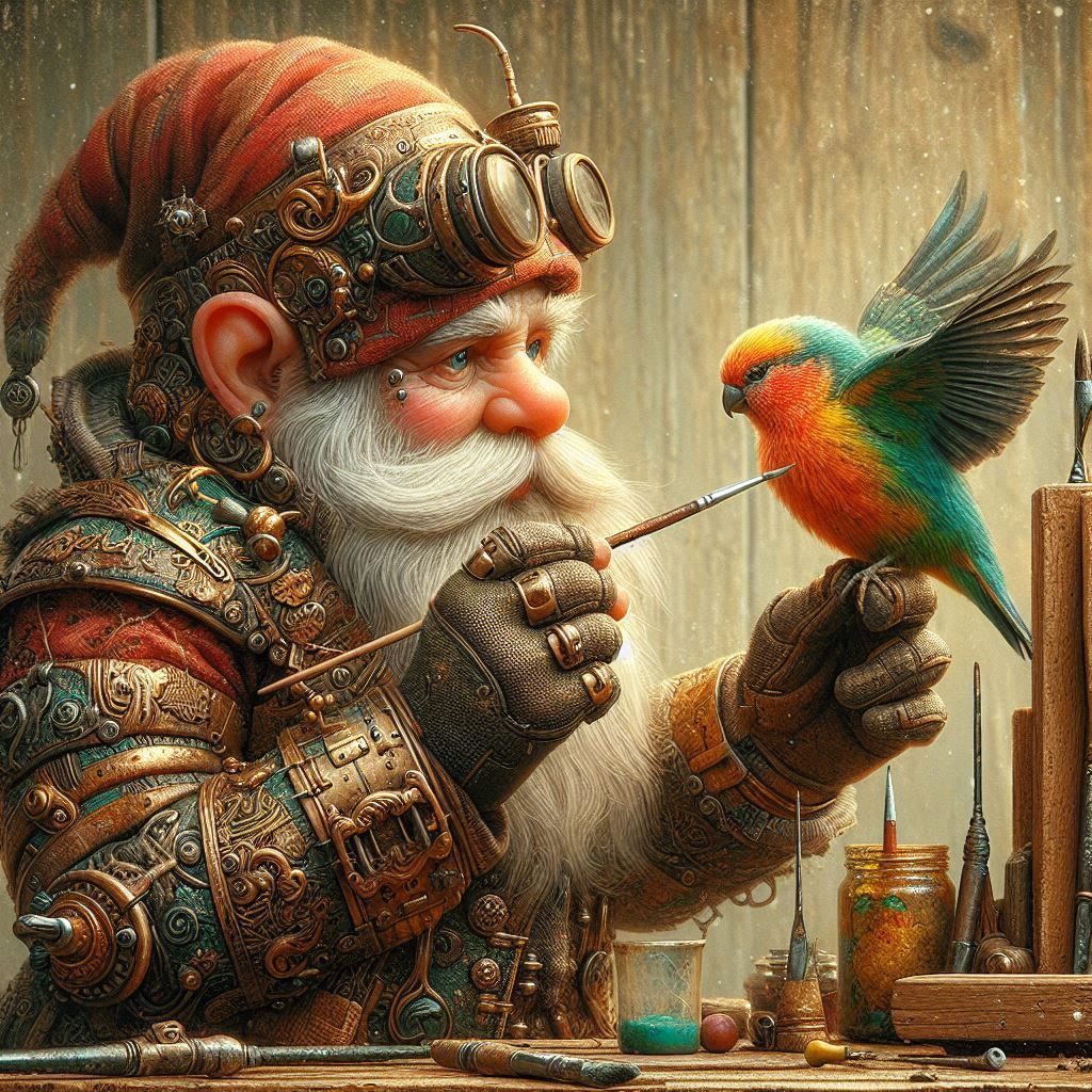 "Just hold still for a little bit..."