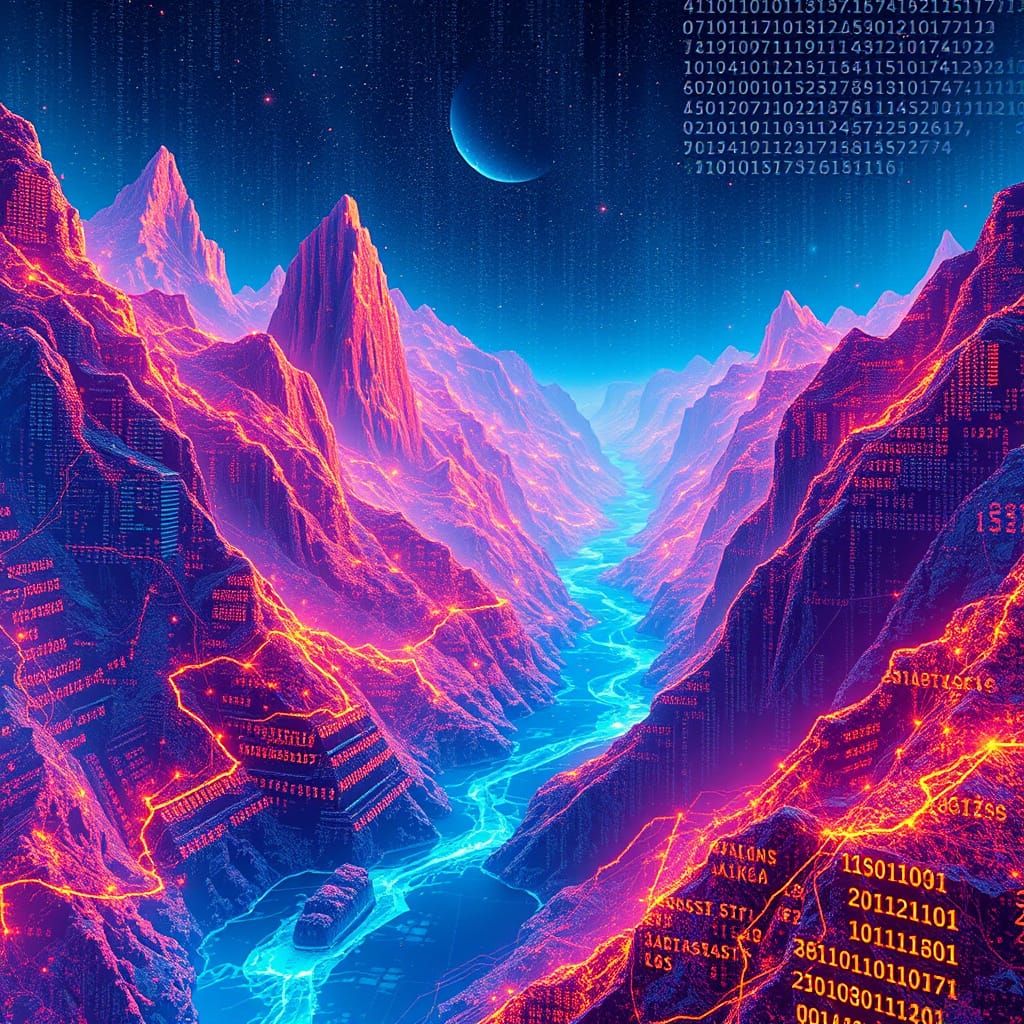 Coded World  by @mcshaggy