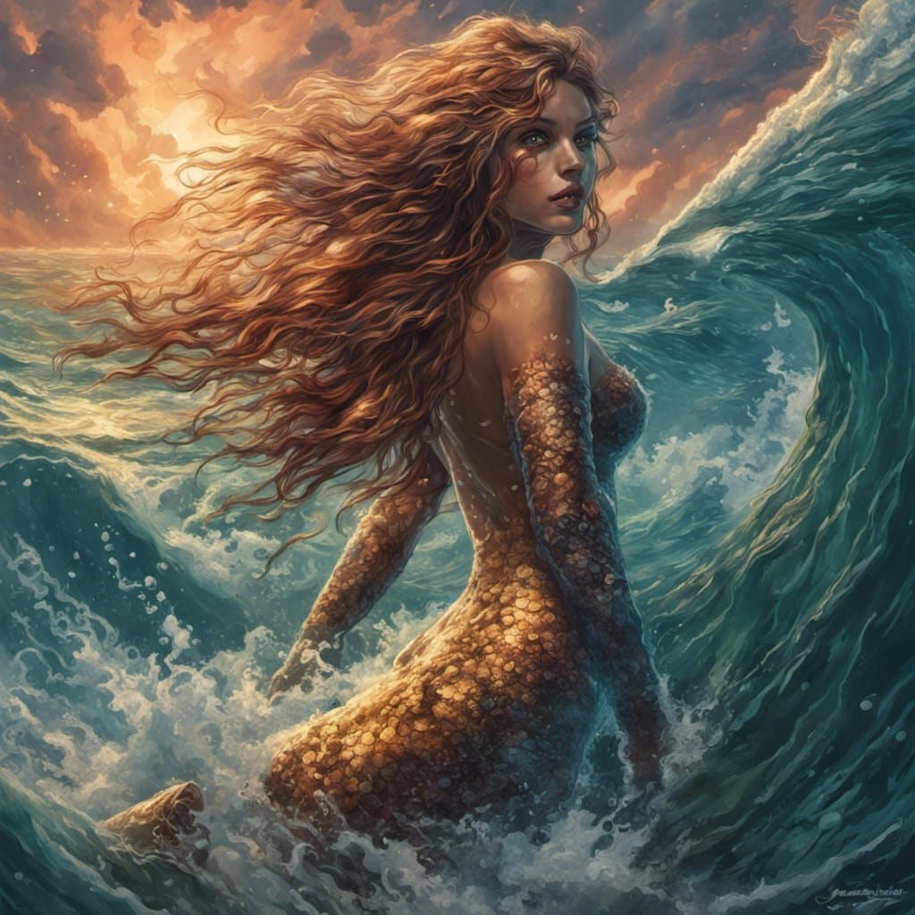 Mermaid  by @QueenKittyKat