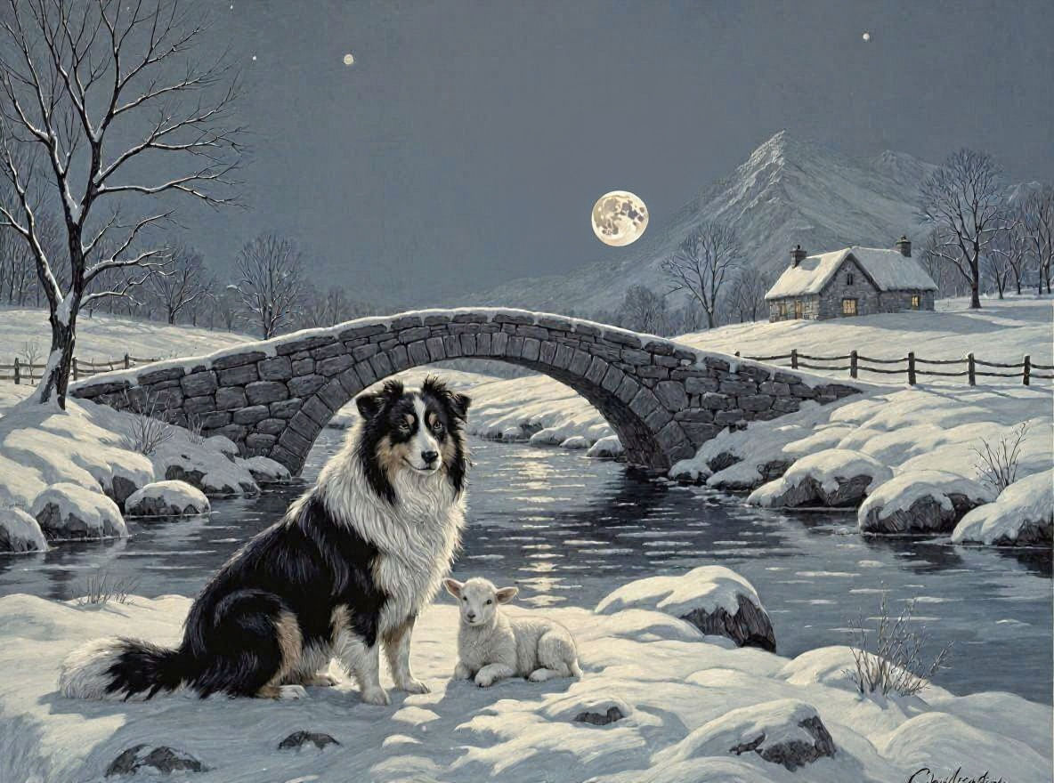 Llewelyn the Majestic Sheepdog, Surrogate Father