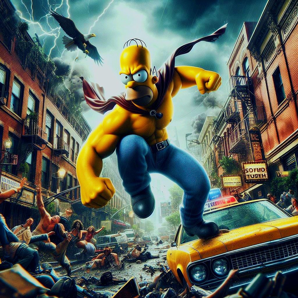 Homer Simpson, Vigilante: Fighting for Justice