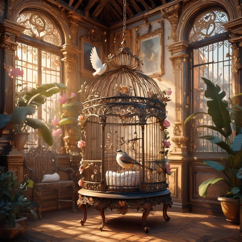 Rococò Birdcage  by @Ugy10