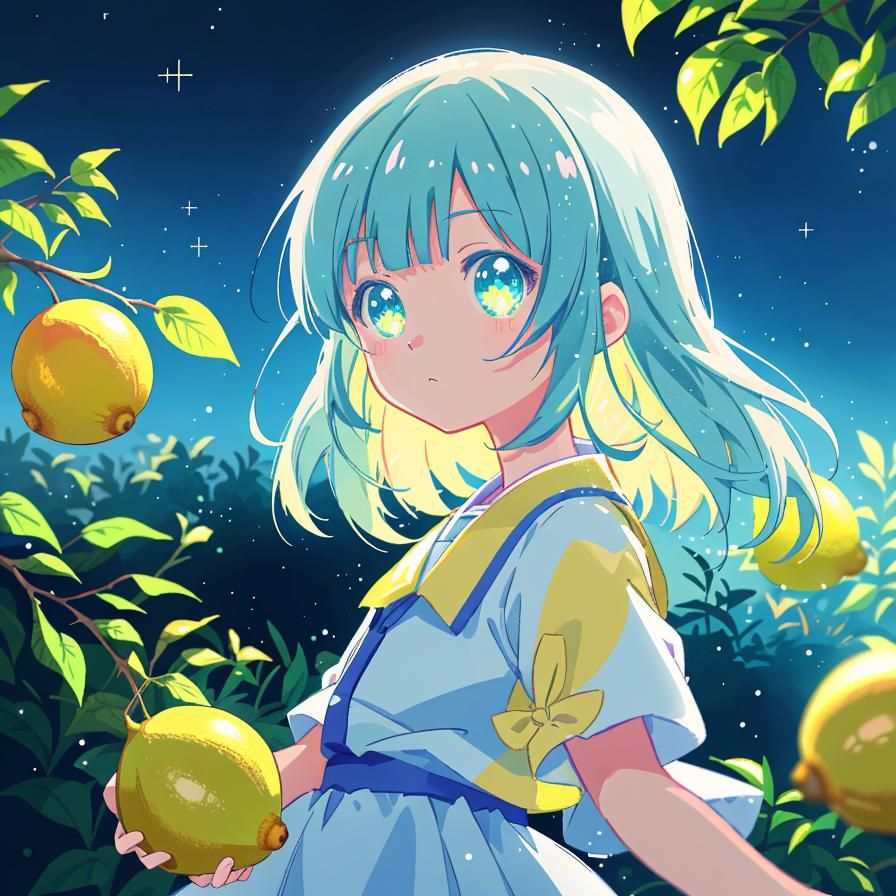 Girl with Lemons