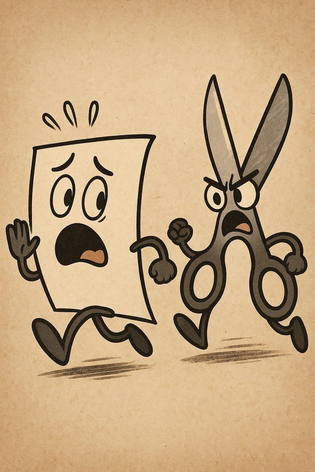 Paper vs Scissors...Just doing what is was made to do