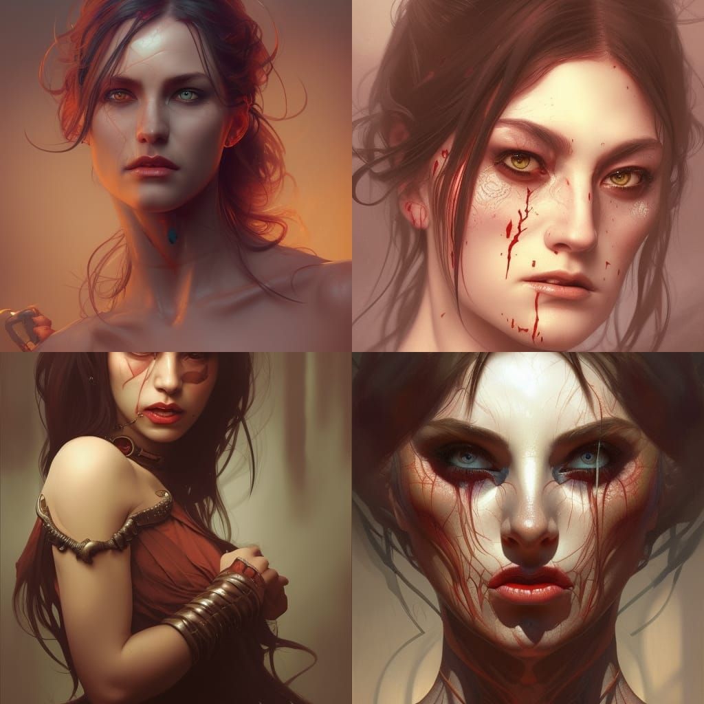Female devil in human skin
