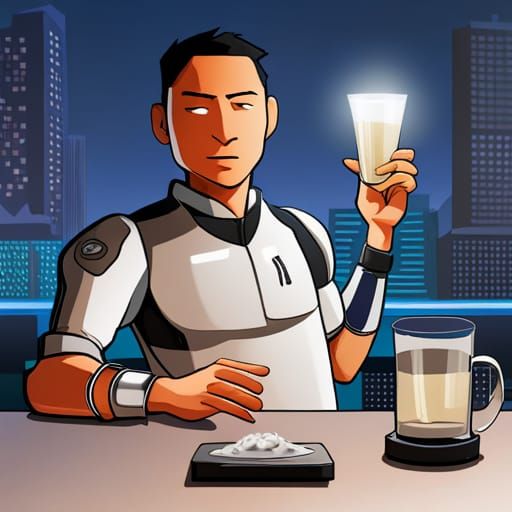Cyborg bartender
