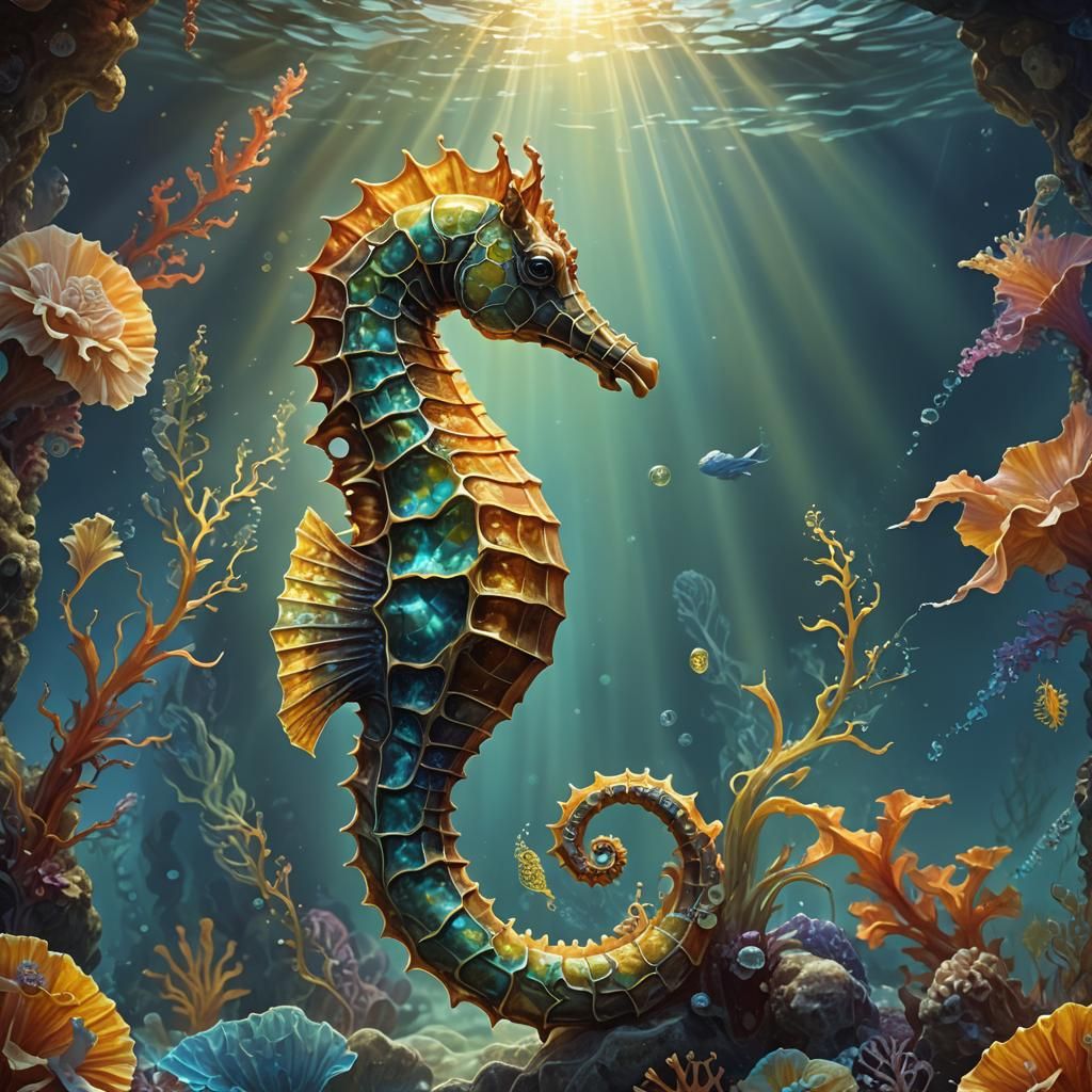 Seahorse  by @Litnut17