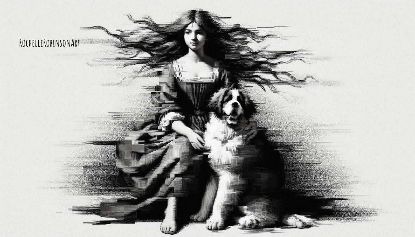 A Woman And Her Dog Lord Byron
