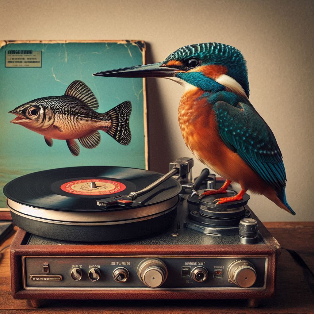 Study of a Bird and a Fish