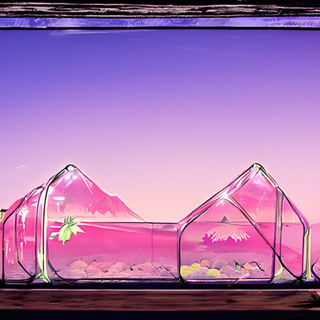 Vaporwave Terrarium