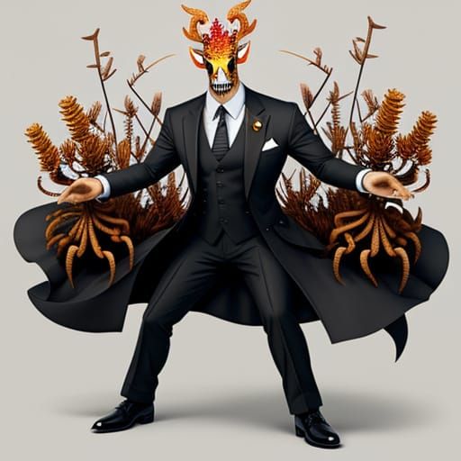 anthropomorphic  dapper Cordyceps, Infected enthusiasm
