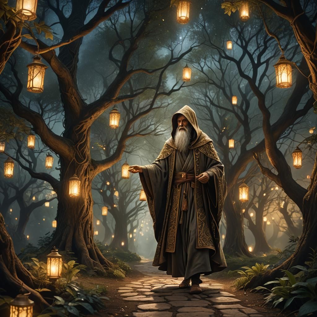 The hermit tarot galactic timeline pondering sauntering enli...