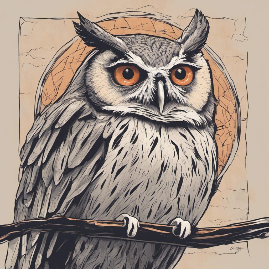 Joyless owl