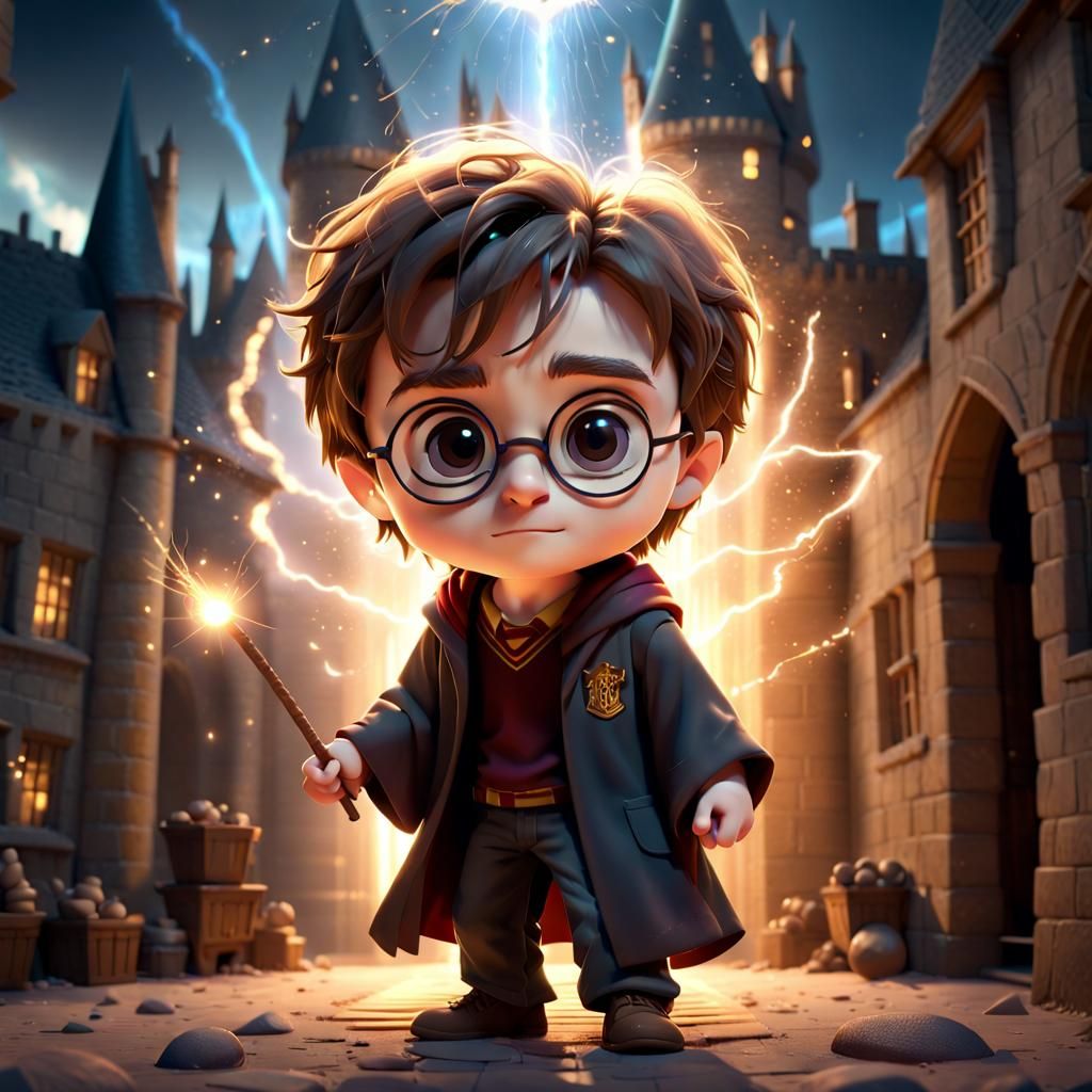 Chibi Harry Potter - AI Generated Artwork - NightCafe Creator