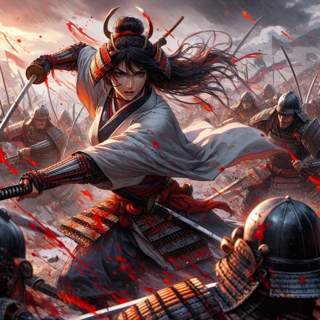 Tomoe Gozen (巴 御前) the onna-musha general