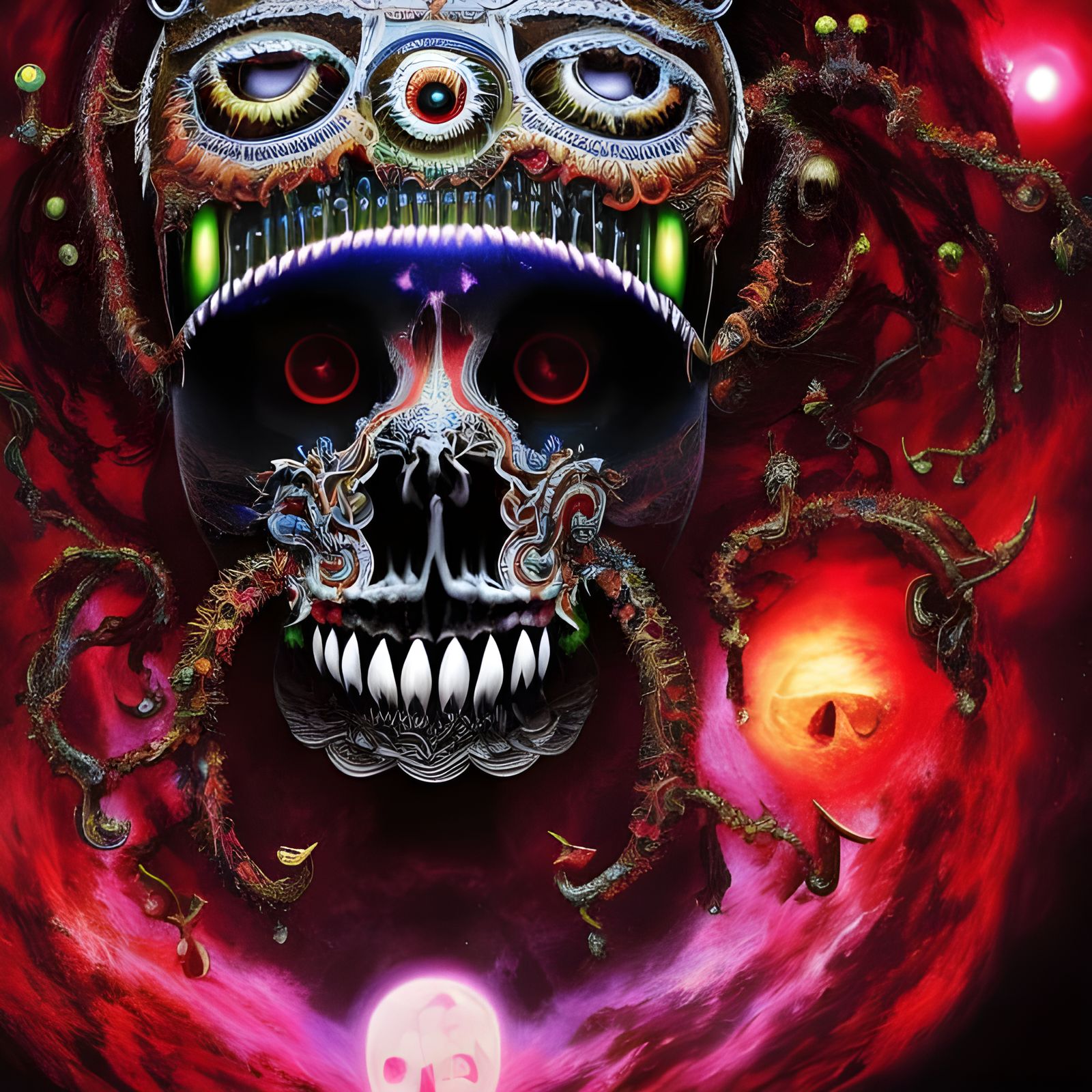 A night of mystic beings AI Generated Artwork NightCafe Creator