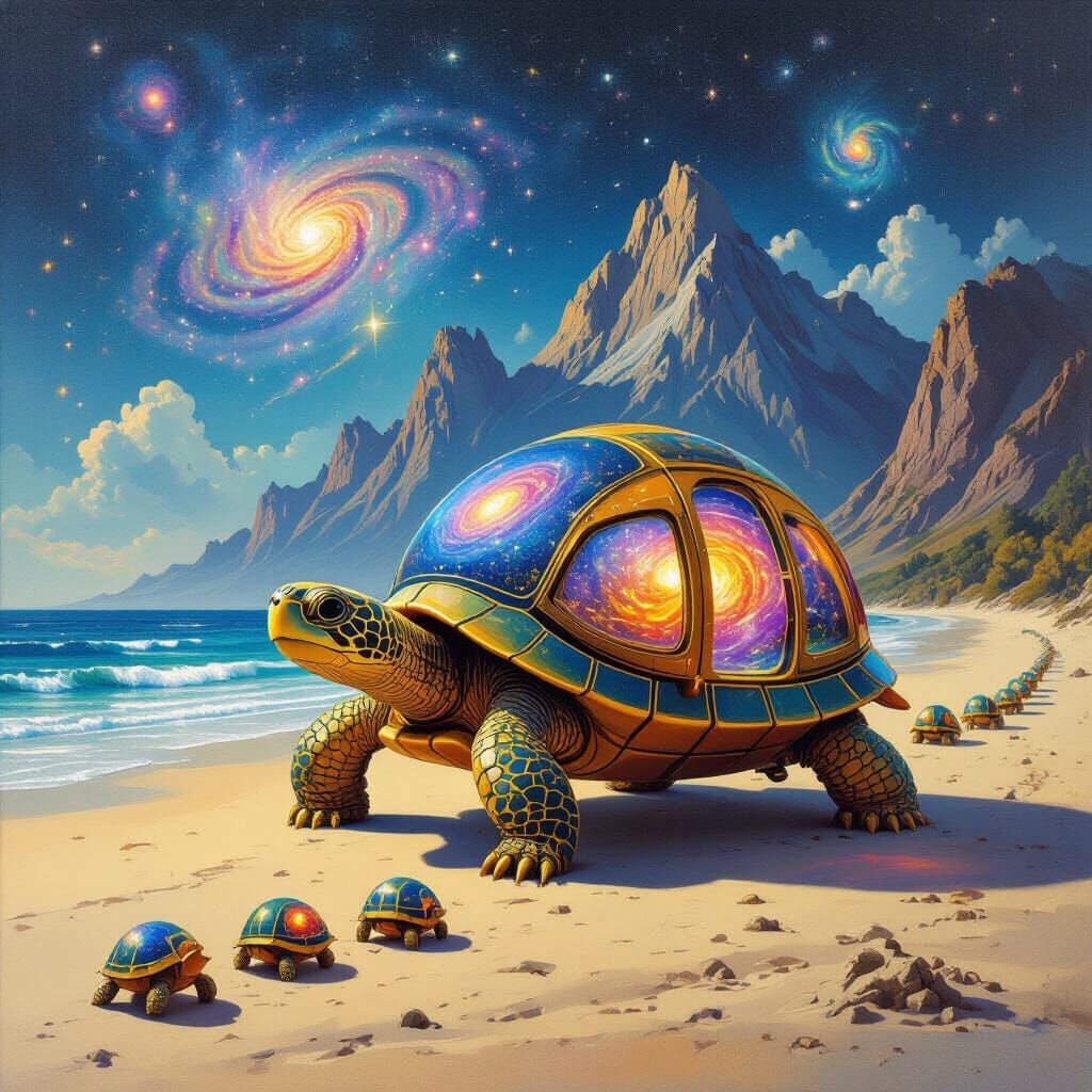 give the turtles more school bus light features and enhance the turtle features that are already there. Make an 8 second...