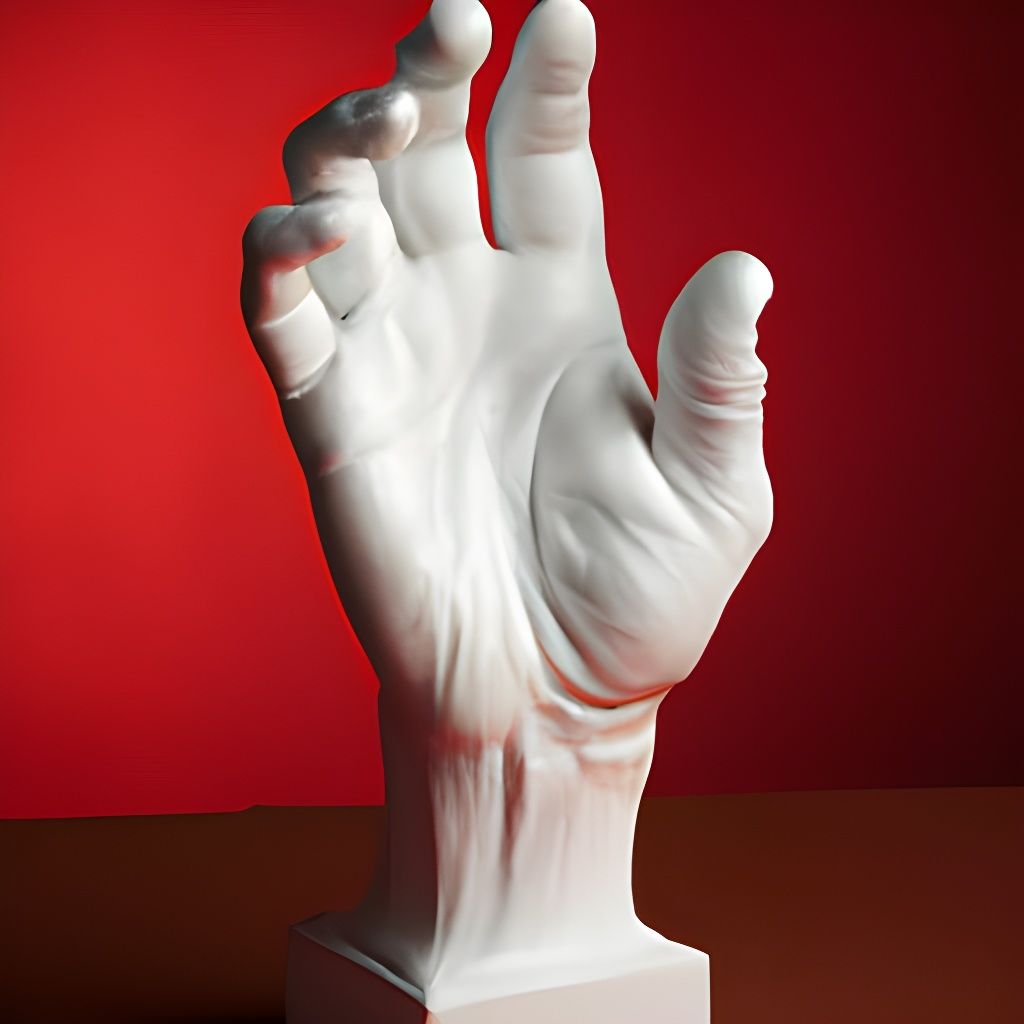 Marble hand  by @PS Art