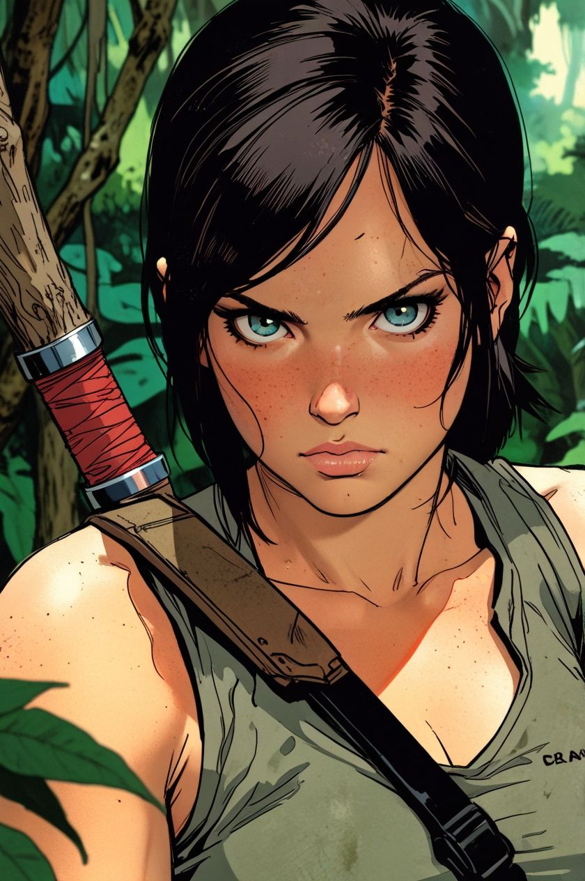 Style experiments: Lara Croft