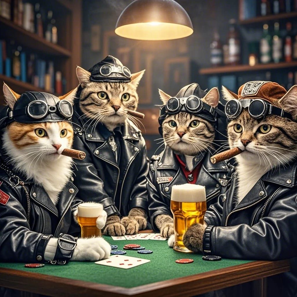 biker cats