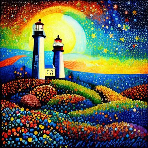 <lora:DarkPointillism15:1.0> lighthouse