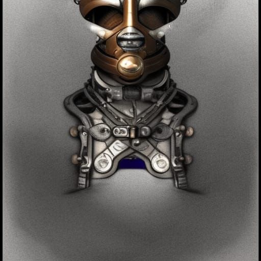 steampunk robot man