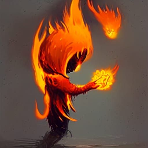 Cute Fire Sprite