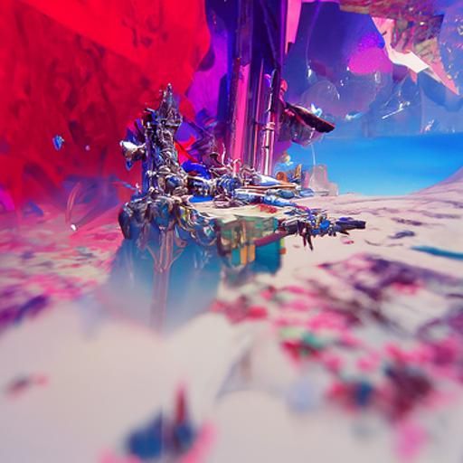 Glitchy broken space