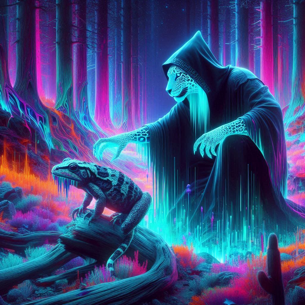 psychedelic chihuahua