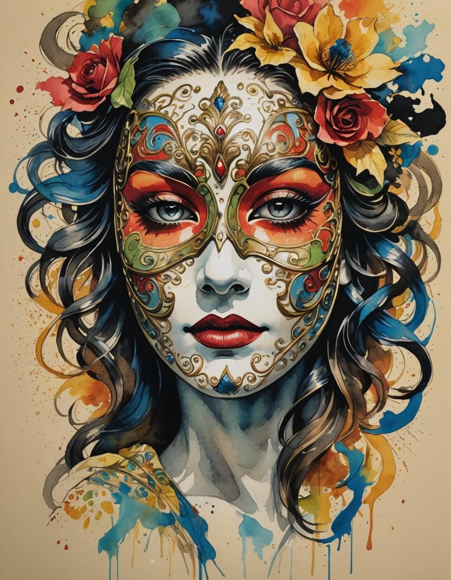 Heading to the masquerade