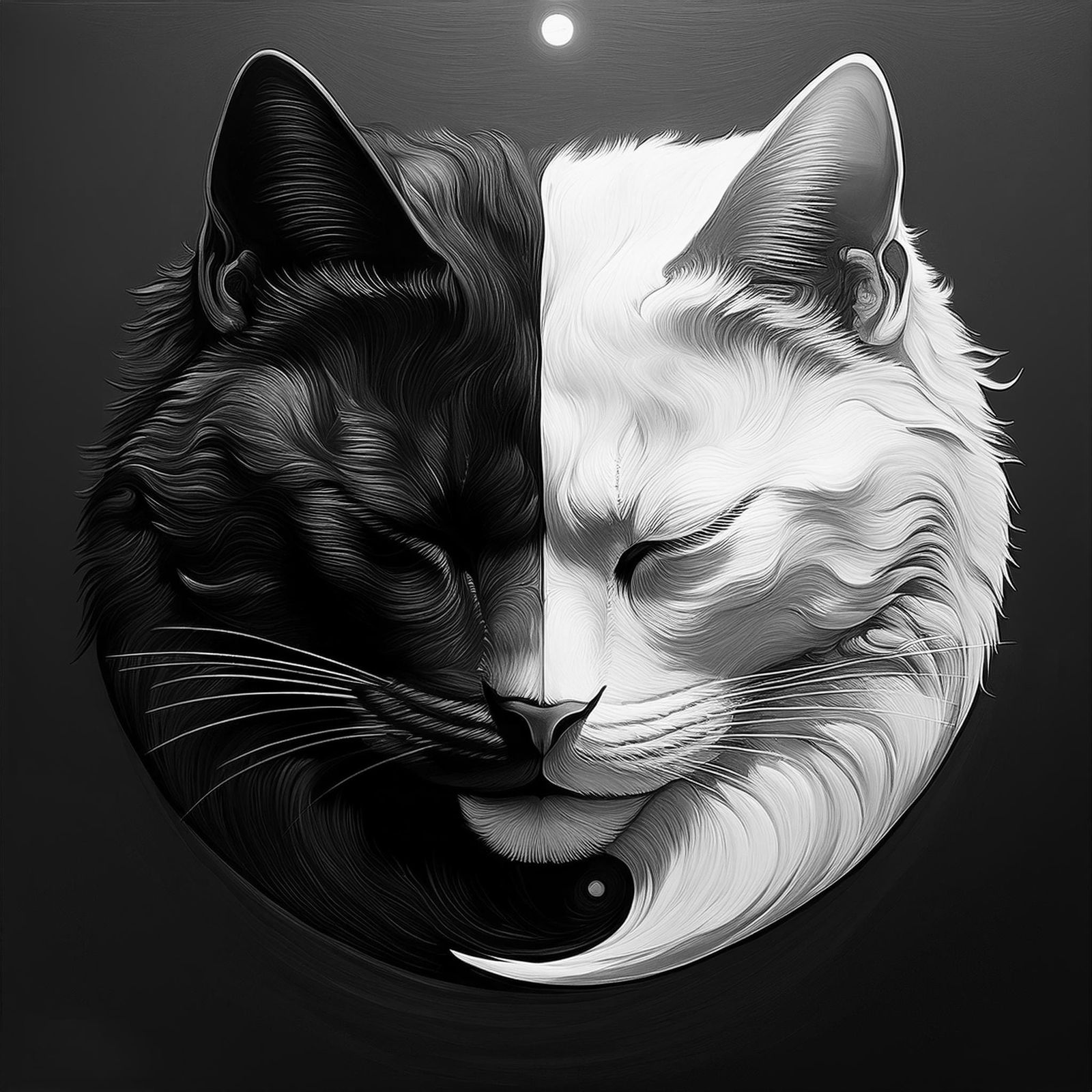 Yin-Yang Cat