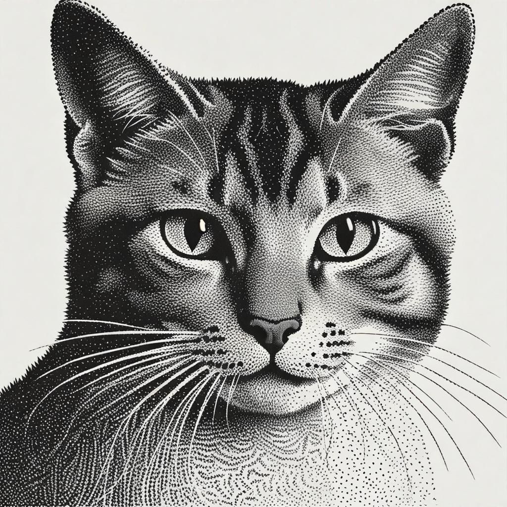 cat stippling