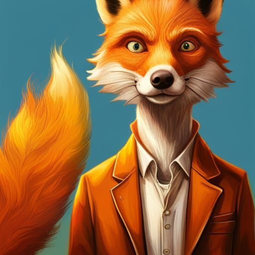 Fantastic Mr. Fox - AI Generated Artwork - NightCafe Creator