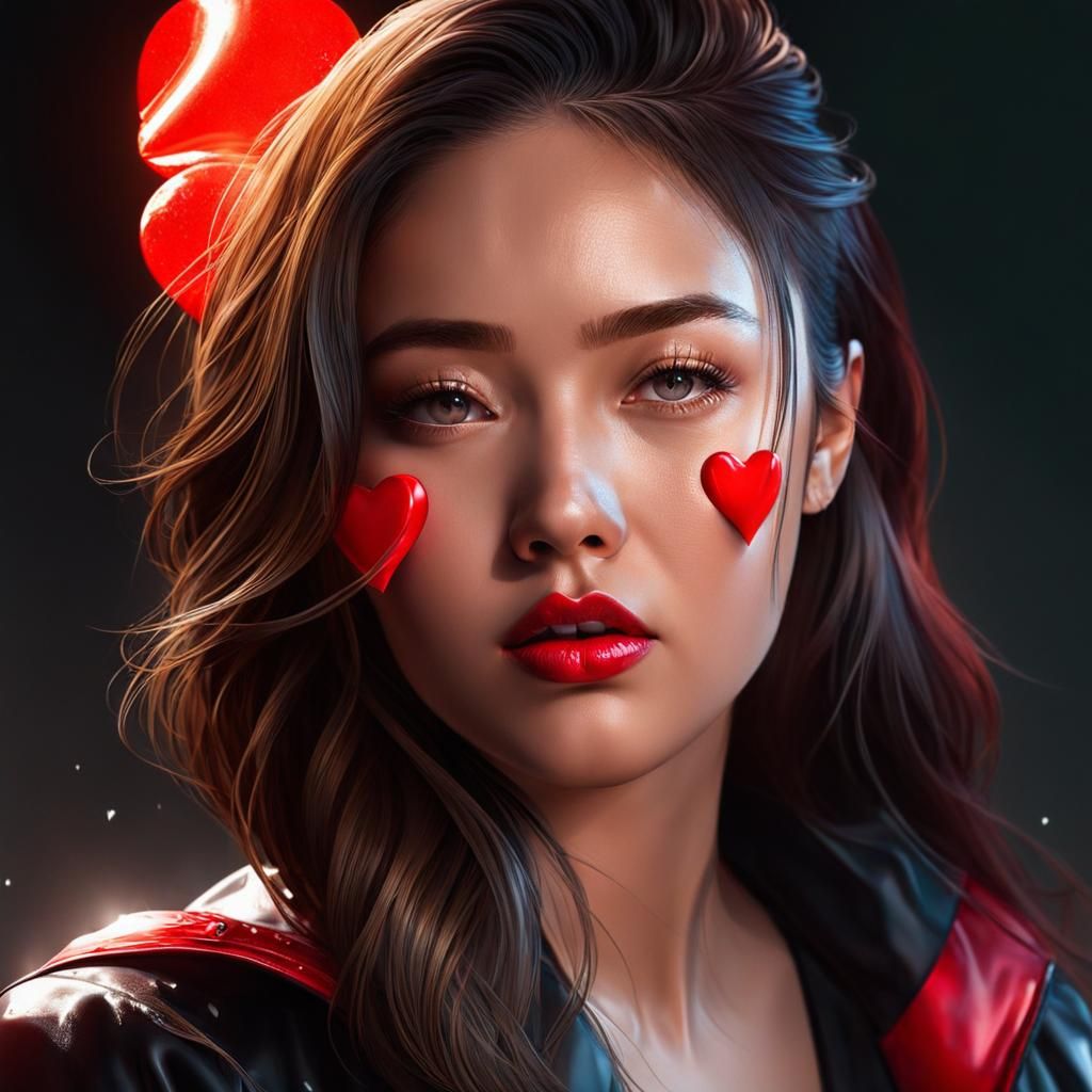Hyperrealistic Portrait with Splash Art Style and Vivid Colo...