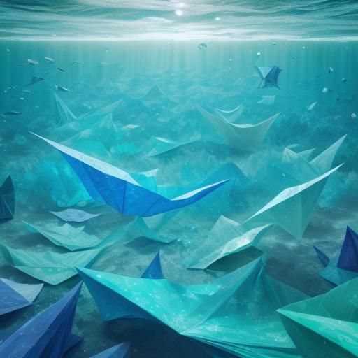 Corrals, underwater, blue-green water, light, crystals