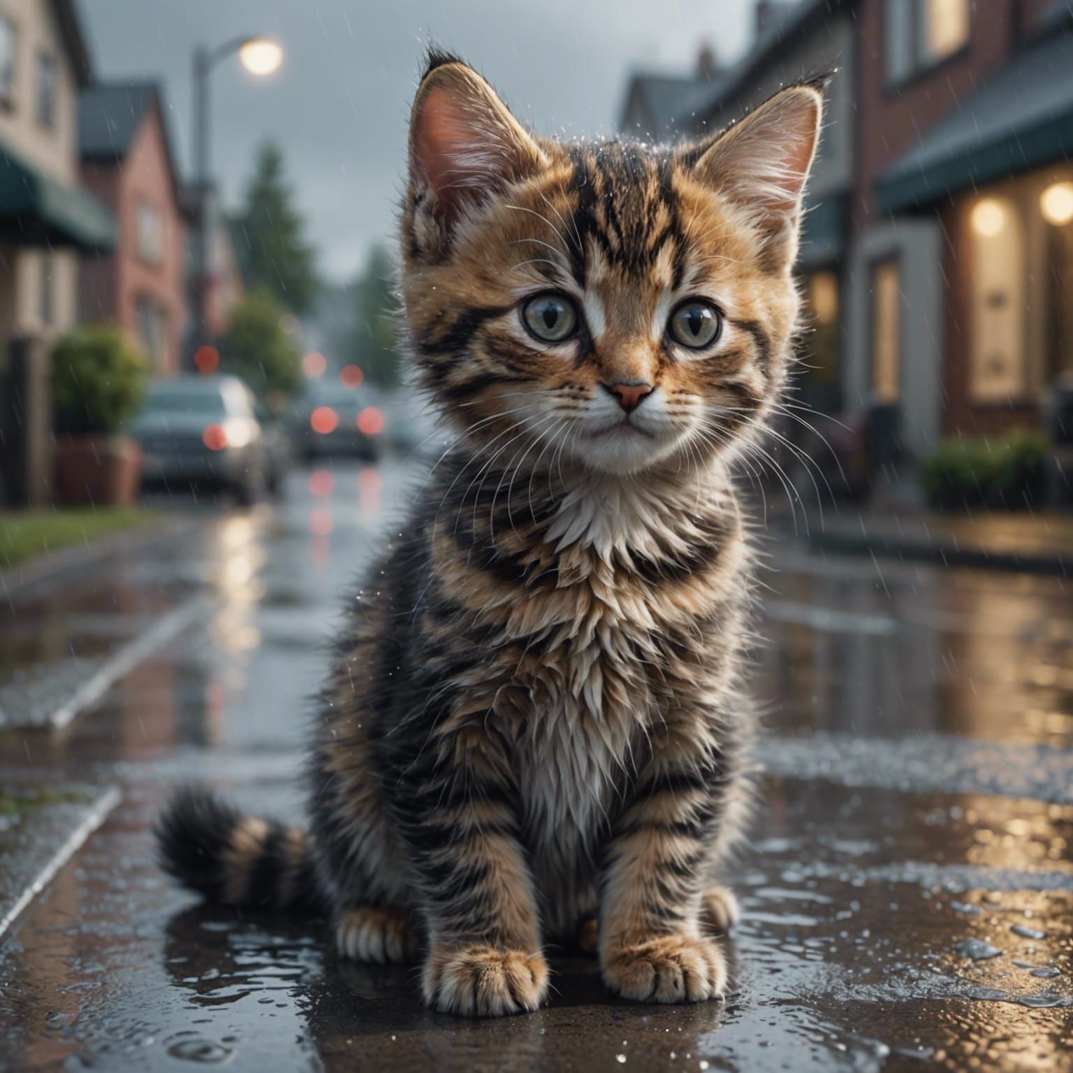 It's a rainy day  by @ShuruAI