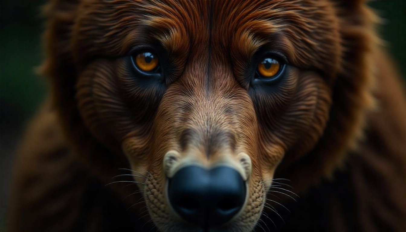 Golden Eyed Bear