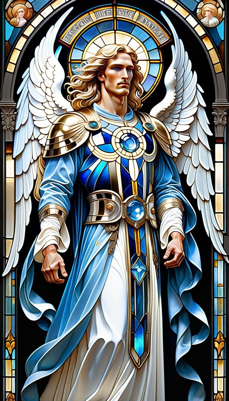 Archangel Michael Version 2 AI Generated Artwork NightCafe Creator archangel-michael-version-2-ai-generated-artwork-nightcafe-creator