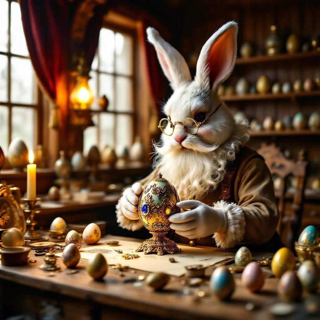 The Easter Bunny's Workshop  by @Rogue Bayman