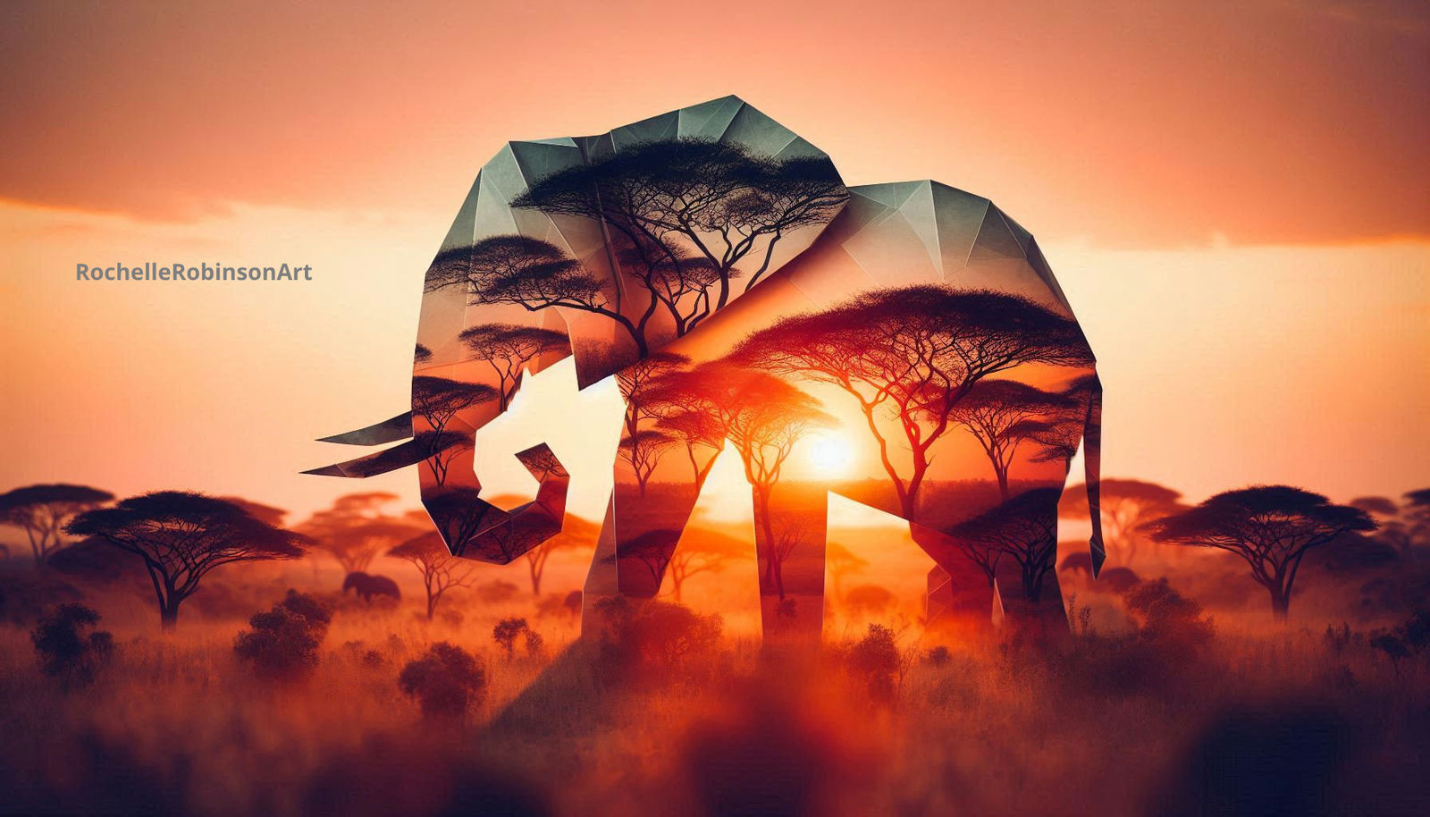 Elephant - Origami Art