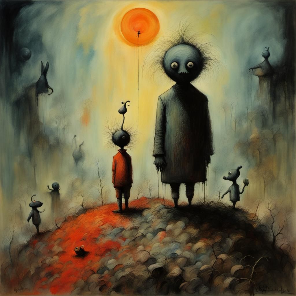 "Peter Piper by Zdzislaw Beksinski Joan Miro Dr. Seuss Stephen Gammell