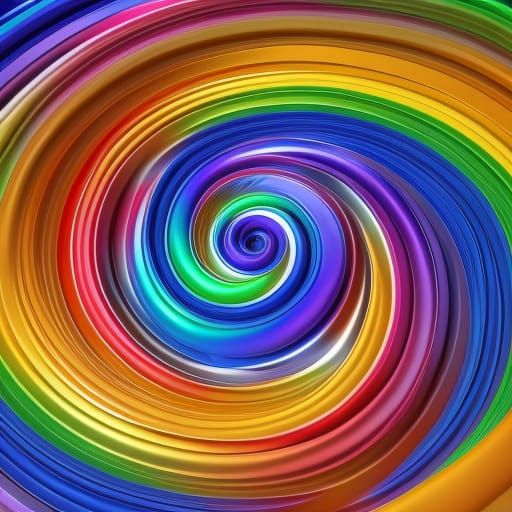 rainbow swirl optical illusion - AI Generated Artwork - NightCafe Creator