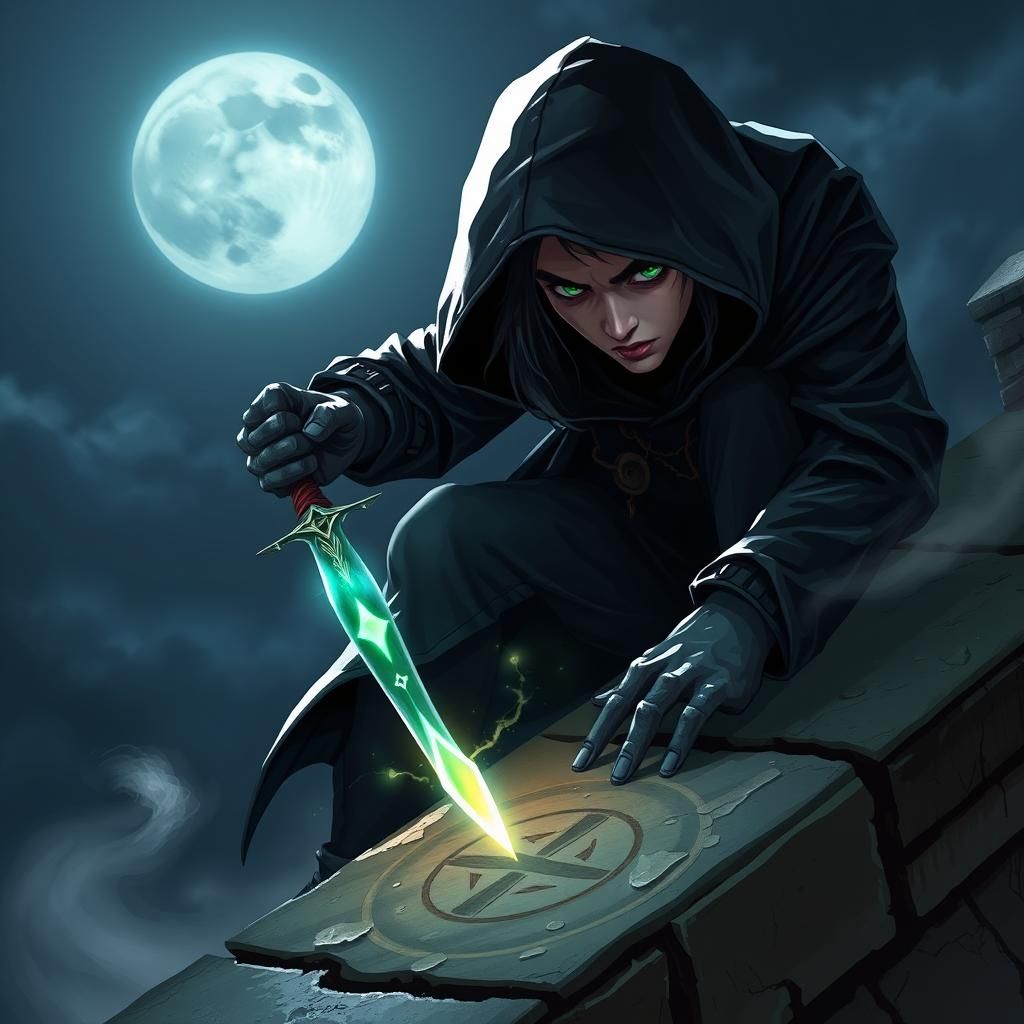 The Rune Maker   by @GreenNails 