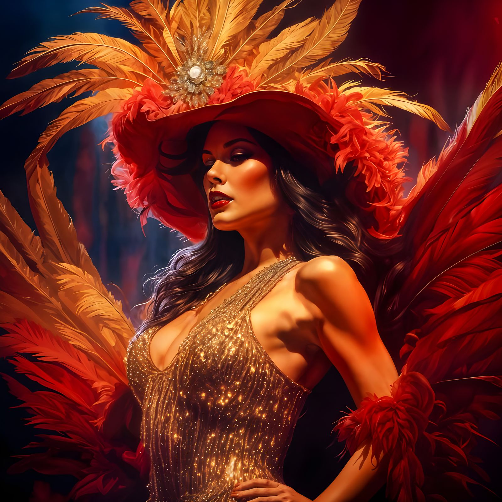 Showgirl   by @AI Armand 